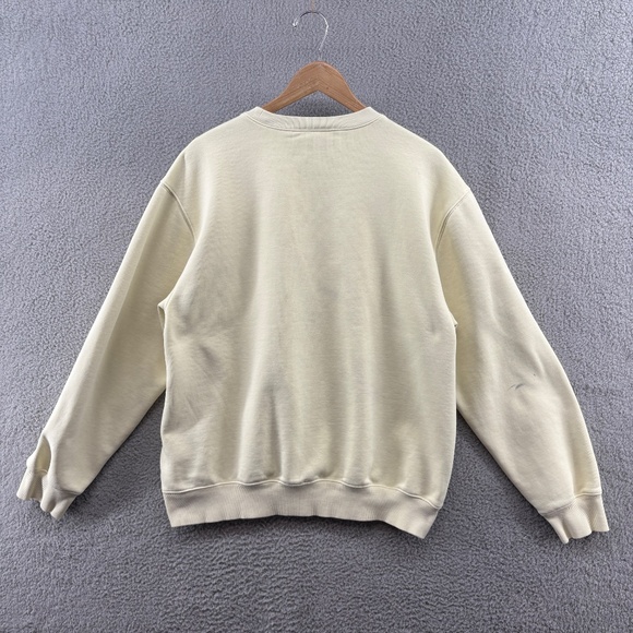 Carhartt WIP Carhartt Sweat Crewneck Embroidered Logo Pale Yellow Size L - Picture 2 of 14